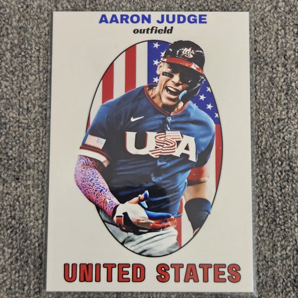 Aaron Judge CUSTOM USA Baseball Cardโ